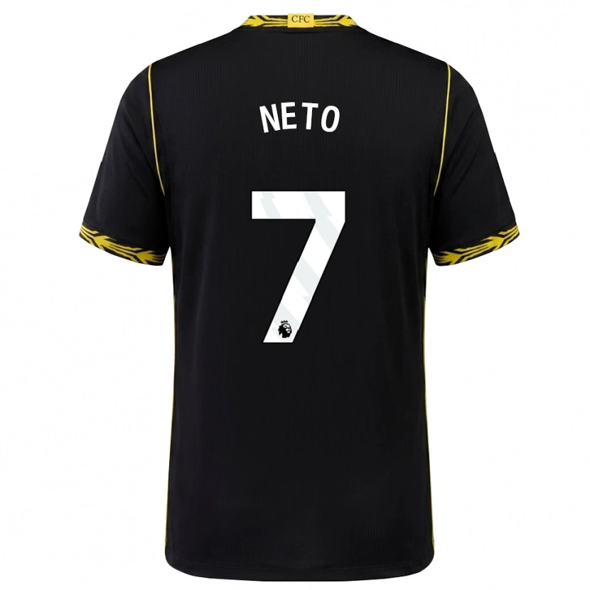 Danxen Heren Pedro Neto #7 Zwart Geel Uitshirt Uittenue 2026/27 T-Shirt België