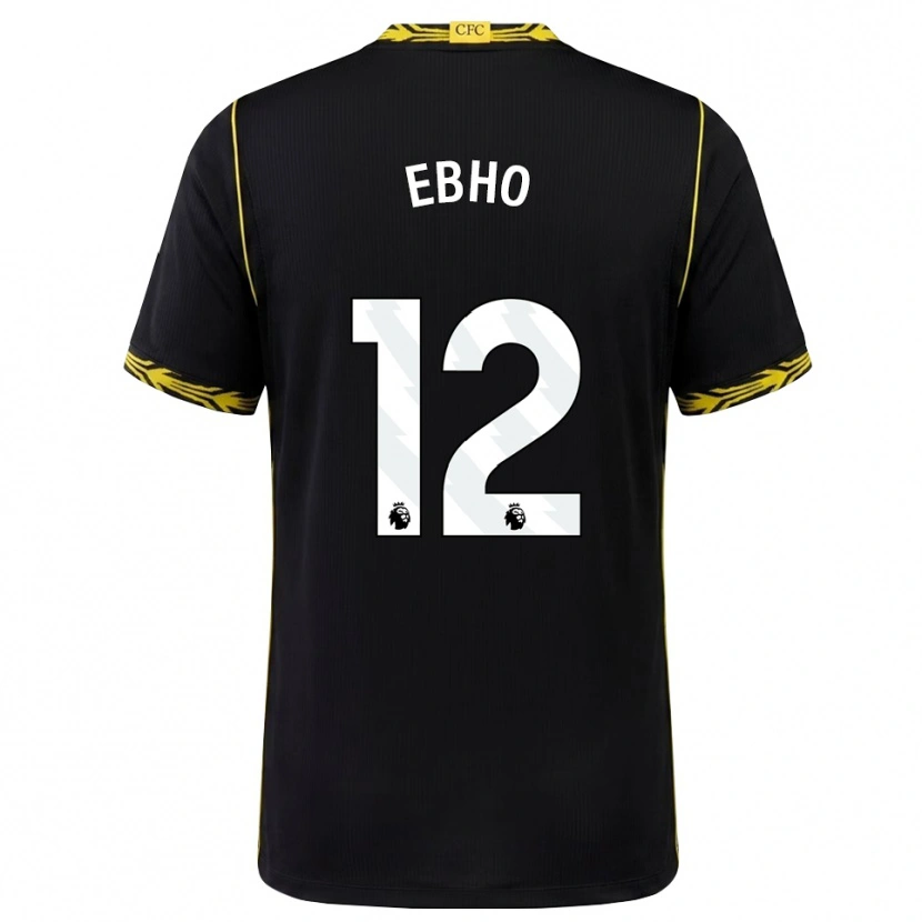 Danxen Heren Riley Ebho #12 Zwart Geel Uitshirt Uittenue 2026/27 T-Shirt België