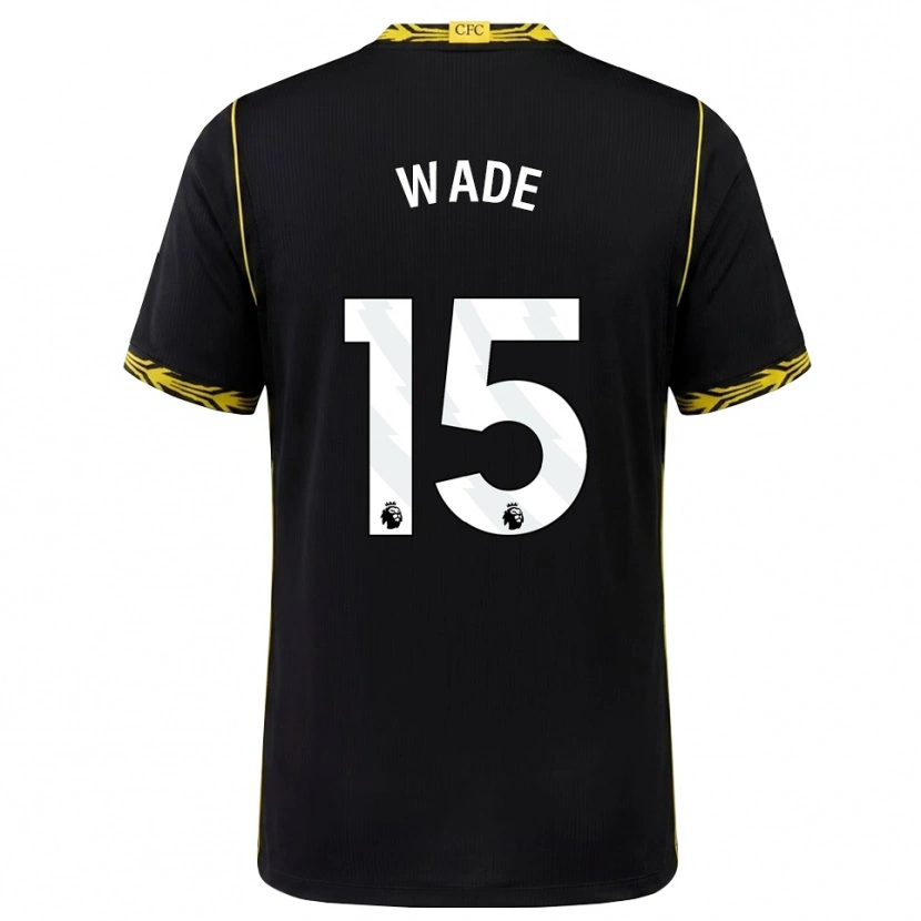 Danxen Heren Shaun Wade #15 Zwart Geel Uitshirt Uittenue 2026/27 T-Shirt België
