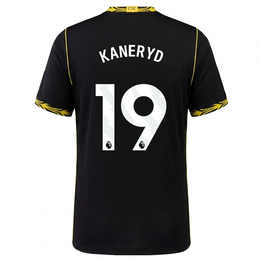 Danxen Heren Johanna Rytting Kaneryd #19 Zwart Geel Uitshirt Uittenue 2026/27 T-Shirt België