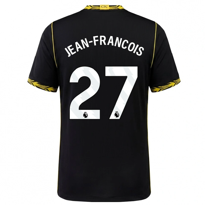 Danxen Heren Oriane Jean-Francois #27 Zwart Geel Uitshirt Uittenue 2026/27 T-Shirt België