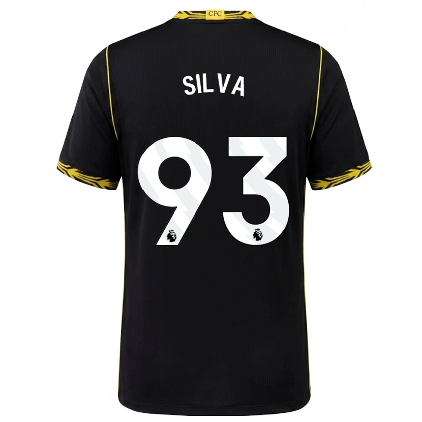 Danxen Heren Isaac Badu #93 Zwart Geel Uitshirt Uittenue 2026/27 T-Shirt België