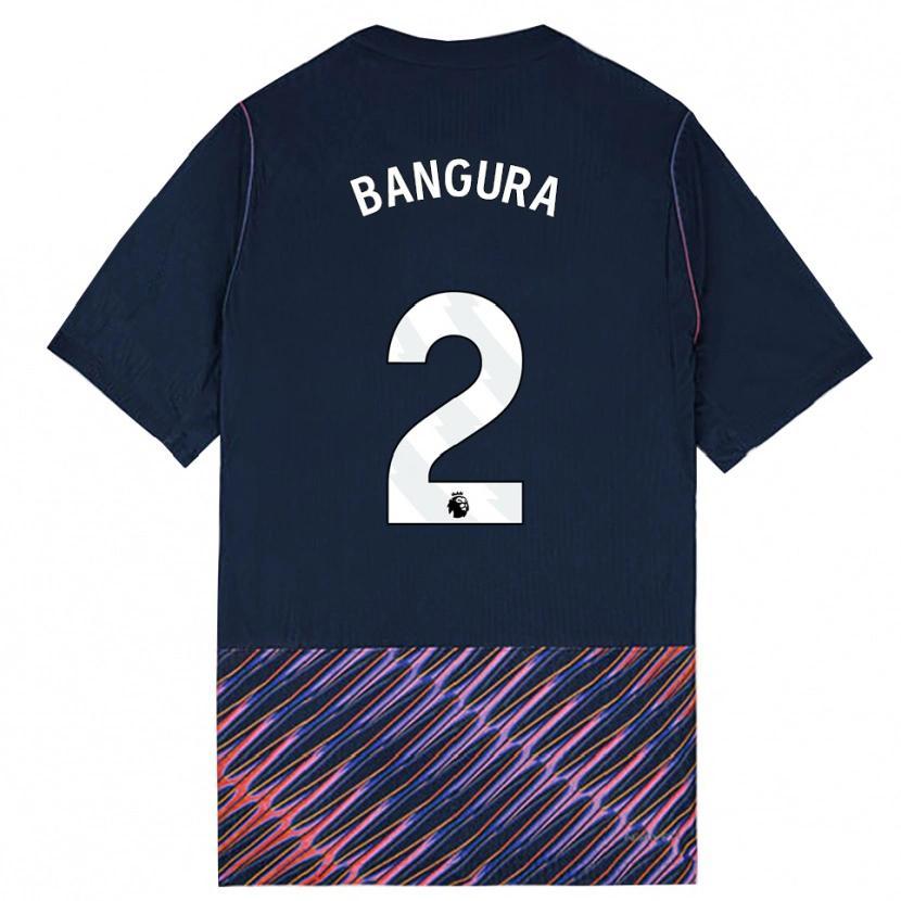 Danxen Heren Samal Bangura #2 Koninklijk Blauw Wit Uitshirt Uittenue 2026/27 T-Shirt België