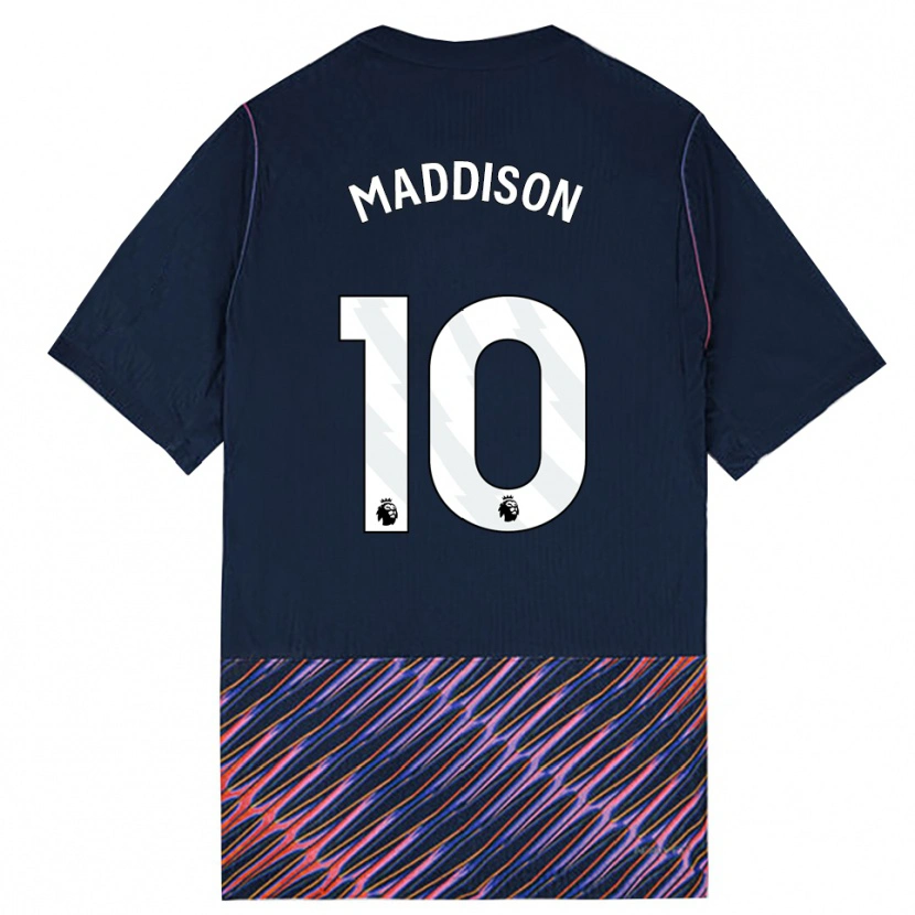 Danxen Heren James Maddison #10 Koninklijk Blauw Wit Uitshirt Uittenue 2026/27 T-Shirt België