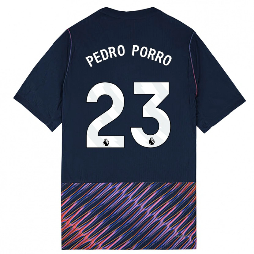 Danxen Heren Pedro Porro #23 Koninklijk Blauw Wit Uitshirt Uittenue 2026/27 T-Shirt België