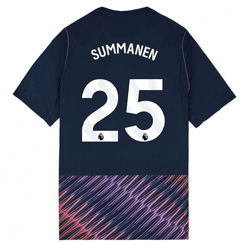 Danxen Heren Eveliina Summanen #25 Koninklijk Blauw Wit Uitshirt Uittenue 2026/27 T-Shirt België