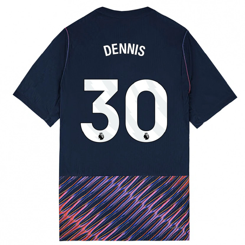 Danxen Heren Araya Dennis #30 Koninklijk Blauw Wit Uitshirt Uittenue 2026/27 T-Shirt België