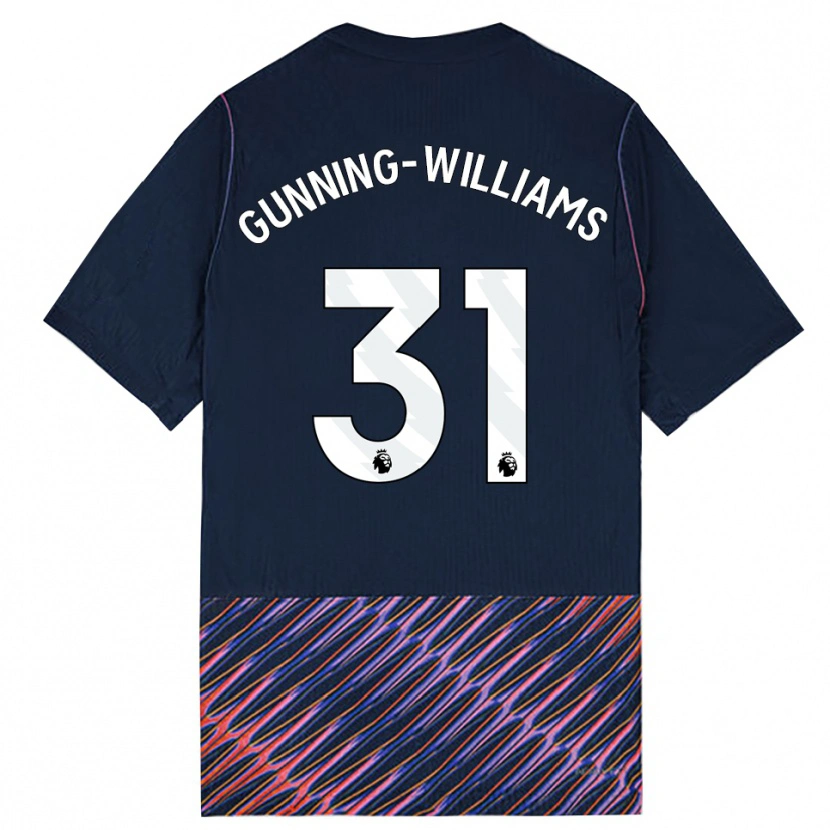 Danxen Heren Lenna Gunning-Williams #31 Koninklijk Blauw Wit Uitshirt Uittenue 2026/27 T-Shirt België