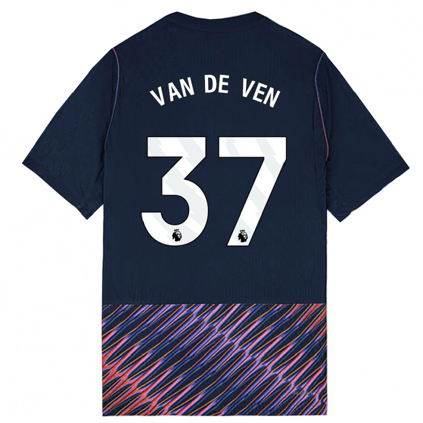 Danxen Heren Micky Van De Ven #37 Koninklijk Blauw Wit Uitshirt Uittenue 2026/27 T-Shirt België
