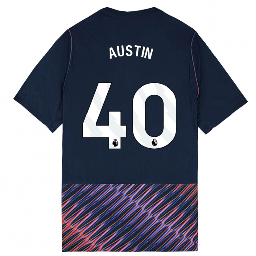Danxen Heren Brandon Austin #40 Koninklijk Blauw Wit Uitshirt Uittenue 2026/27 T-Shirt België