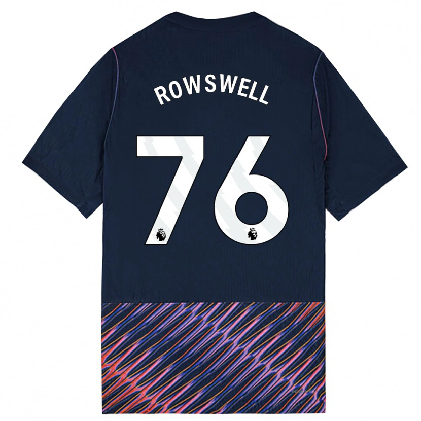 Danxen Heren James Rowswell #76 Koninklijk Blauw Wit Uitshirt Uittenue 2026/27 T-Shirt België
