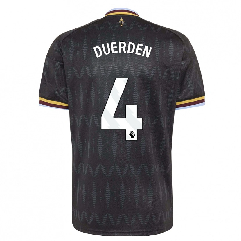 Danxen Heren Archie Duerden #4 Korenbloemblauw Zwart Geel Uitshirt Uittenue 2026/27 T-Shirt België