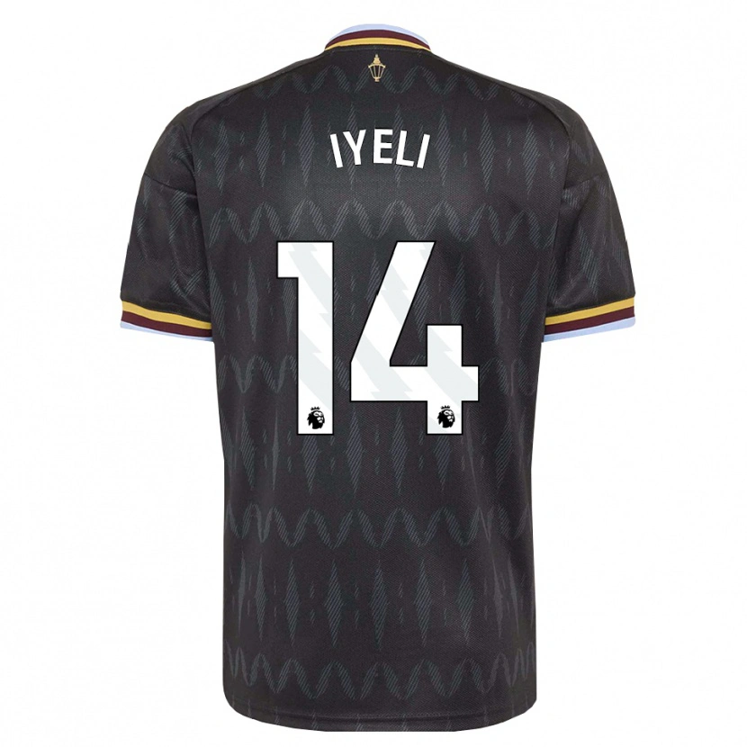 Danxen Heren Mj Iyeli #14 Korenbloemblauw Zwart Geel Uitshirt Uittenue 2026/27 T-Shirt België