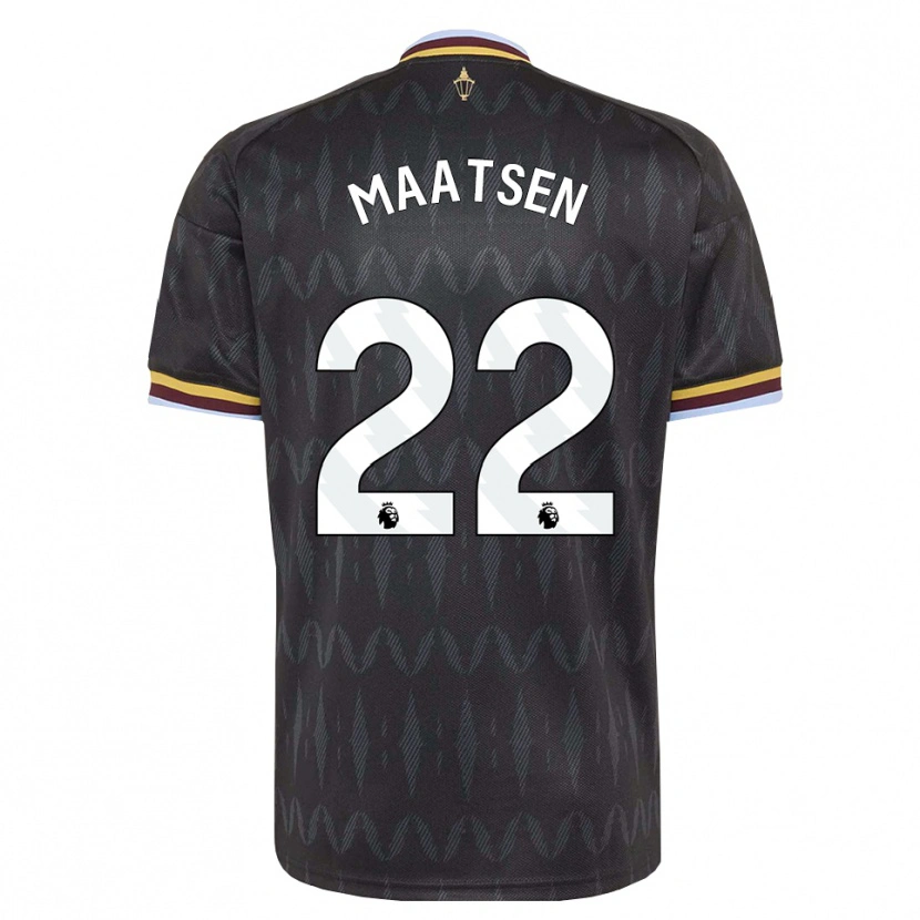 Danxen Heren Ian Maatsen #22 Korenbloemblauw Zwart Geel Uitshirt Uittenue 2026/27 T-Shirt België