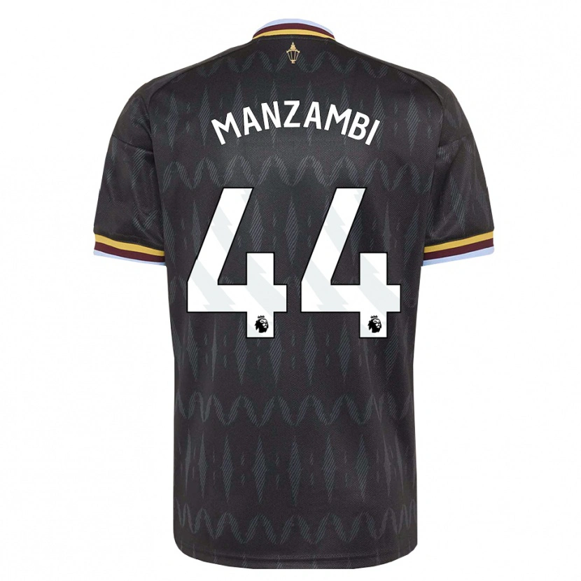 Danxen Heren Johan Manzambi #44 Korenbloemblauw Zwart Geel Uitshirt Uittenue 2026/27 T-Shirt België