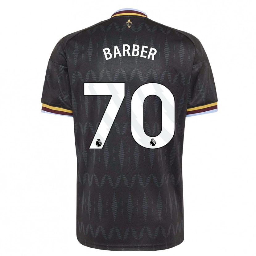 Danxen Heren Jayden Barber #70 Korenbloemblauw Zwart Geel Uitshirt Uittenue 2026/27 T-Shirt België