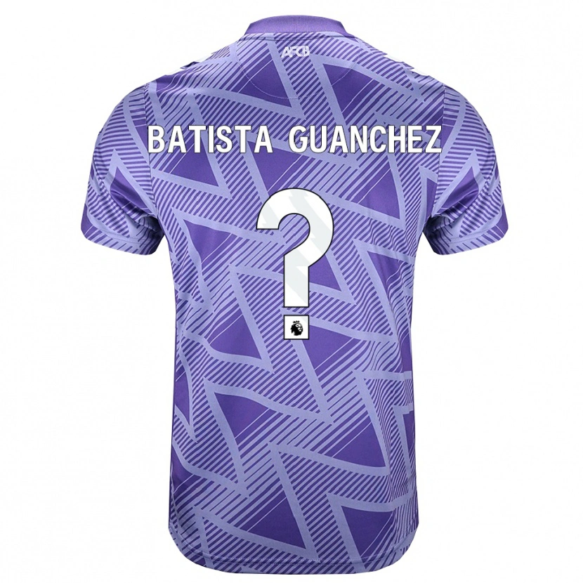 Danxen Heren Aidan Batista Guanchez #0 Licht Violet Rood Wit Uitshirt Uittenue 2026/27 T-Shirt België
