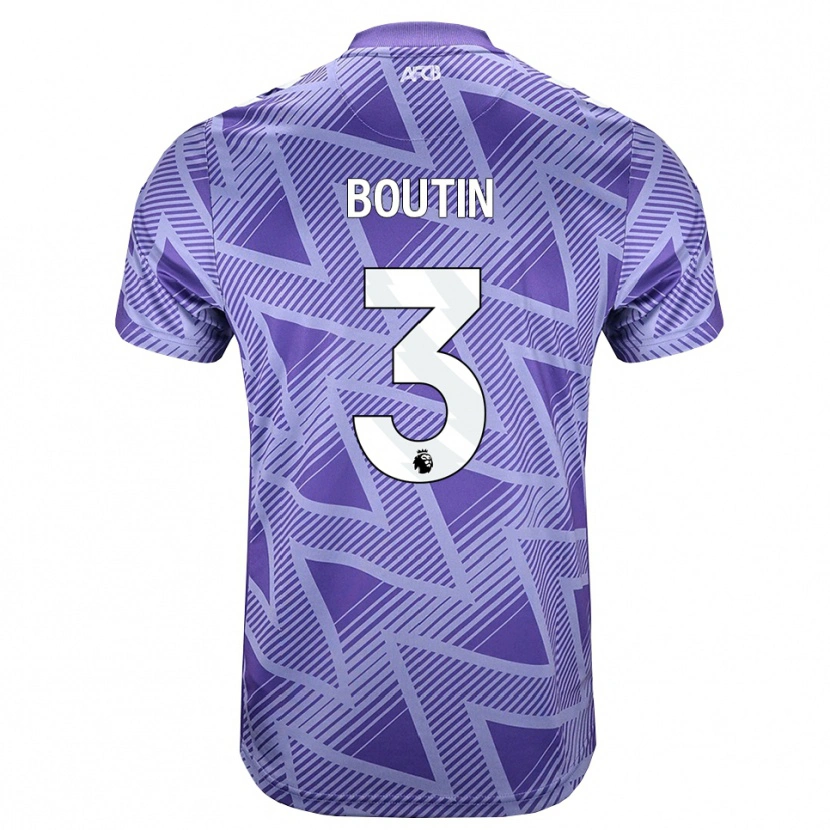 Danxen Heren Noa Boutin #3 Licht Violet Rood Wit Uitshirt Uittenue 2026/27 T-Shirt België