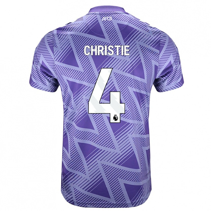Danxen Heren Zac Christie #4 Licht Violet Rood Wit Uitshirt Uittenue 2026/27 T-Shirt België