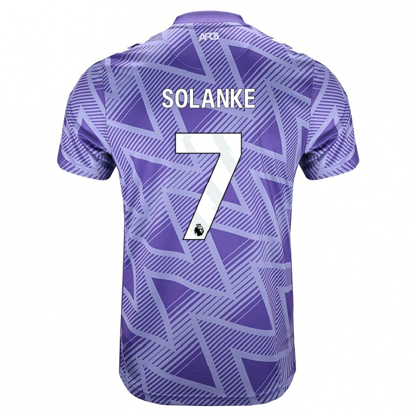 Danxen Heren Ade Solanke #7 Licht Violet Rood Wit Uitshirt Uittenue 2026/27 T-Shirt België