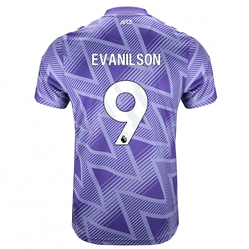 Danxen Heren Francisco Evanilson De Lima Barbosa #9 Licht Violet Rood Wit Uitshirt Uittenue 2026/27 T-Shirt België