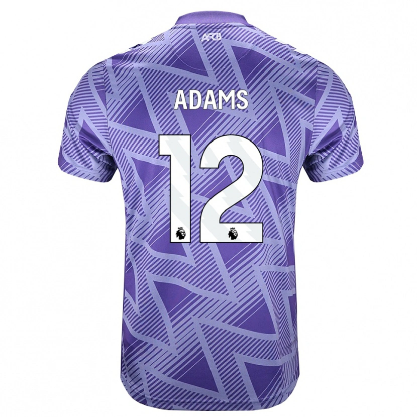 Danxen Heren Tyler Adams #12 Licht Violet Rood Wit Uitshirt Uittenue 2026/27 T-Shirt België