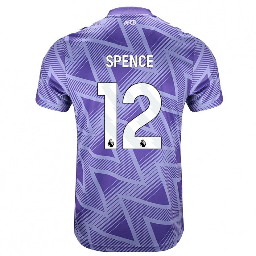 Danxen Heren Joe Spence #12 Licht Violet Rood Wit Uitshirt Uittenue 2026/27 T-Shirt België