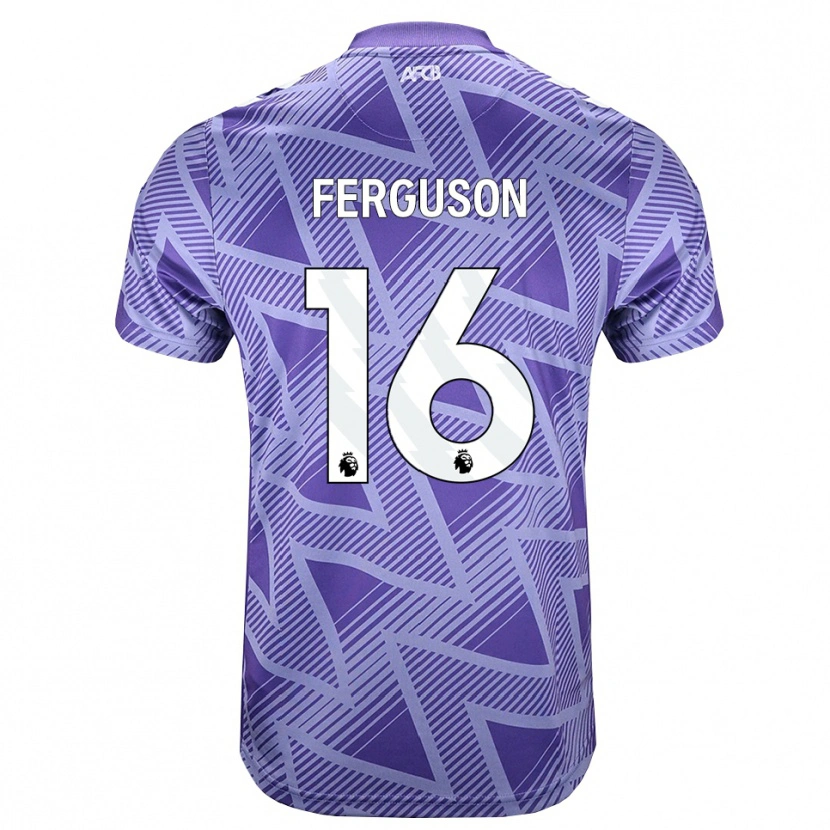 Danxen Heren Josh Ferguson #16 Licht Violet Rood Wit Uitshirt Uittenue 2026/27 T-Shirt België