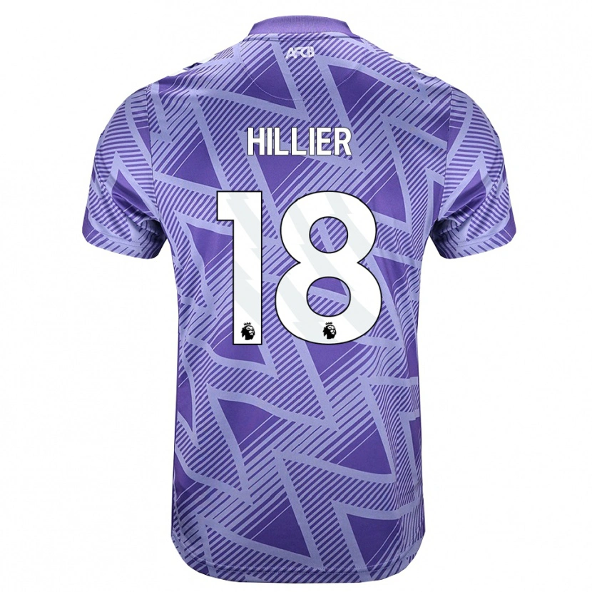Danxen Heren Gemma Hillier #18 Licht Violet Rood Wit Uitshirt Uittenue 2026/27 T-Shirt België
