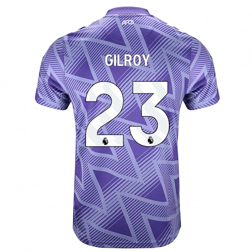 Danxen Heren Chloe Gilroy #23 Licht Violet Rood Wit Uitshirt Uittenue 2026/27 T-Shirt België