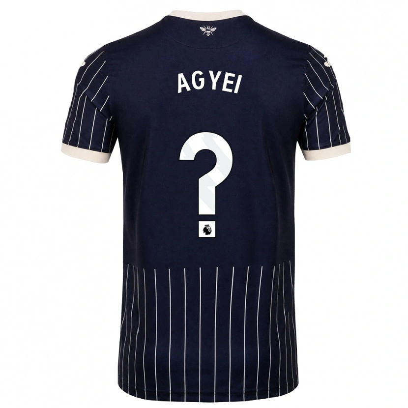 Danxen Heren Kai Agyei #0 Zwart Wit Uitshirt Uittenue 2026/27 T-Shirt België