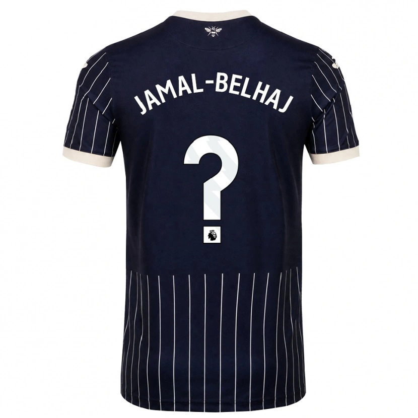 Danxen Heren Hatim Jamal-Belhaj #0 Zwart Wit Uitshirt Uittenue 2026/27 T-Shirt België