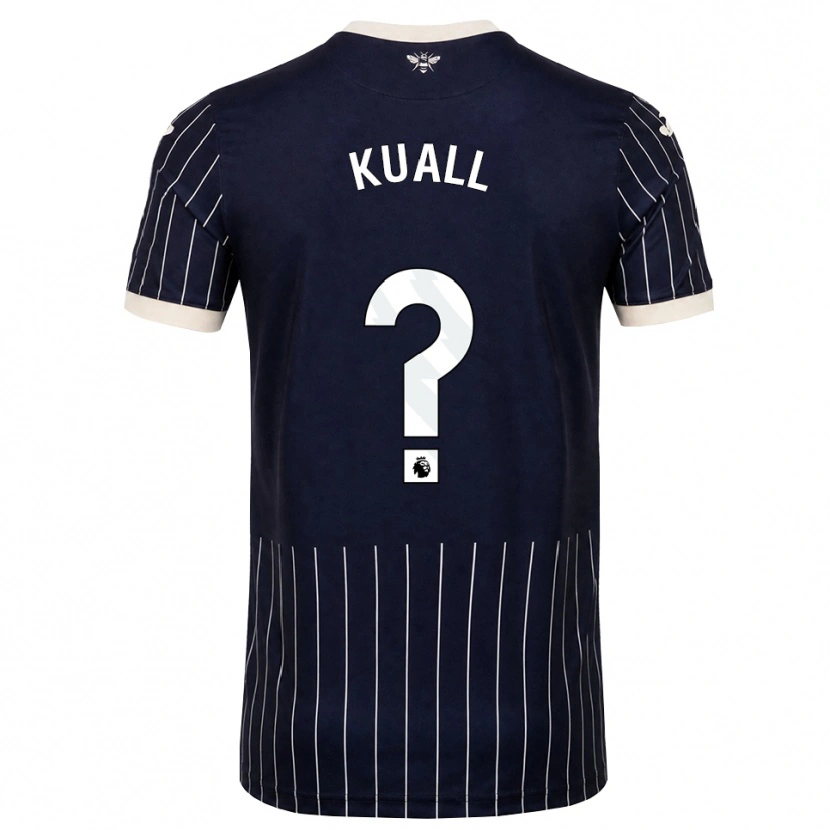 Danxen Heren Mohtady Kuall #0 Zwart Wit Uitshirt Uittenue 2026/27 T-Shirt België