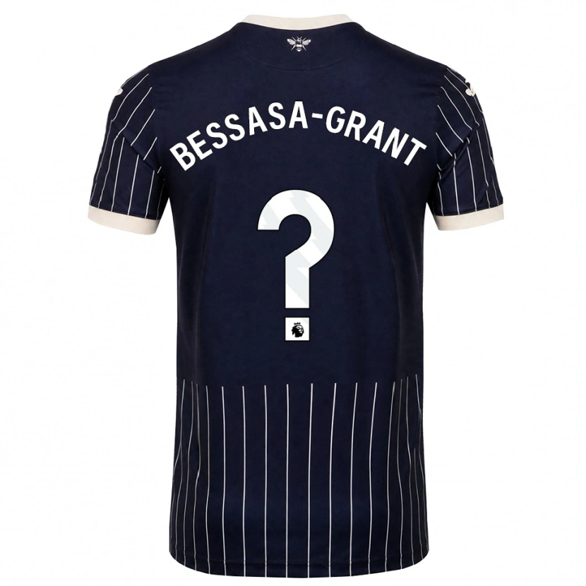 Danxen Heren Mekhai Bessasa-Grant #0 Zwart Wit Uitshirt Uittenue 2026/27 T-Shirt België