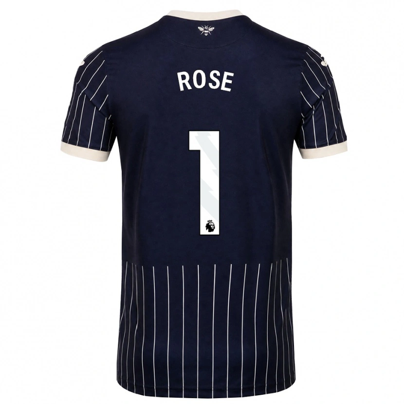 Danxen Heren Reggie Rose #1 Zwart Wit Uitshirt Uittenue 2026/27 T-Shirt België