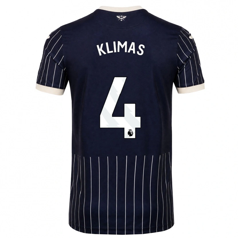 Danxen Heren Matas Klimas #4 Zwart Wit Uitshirt Uittenue 2026/27 T-Shirt België