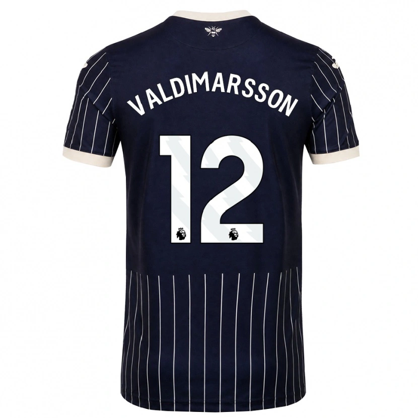 Danxen Heren Hákon Valdimarsson #12 Zwart Wit Uitshirt Uittenue 2026/27 T-Shirt België