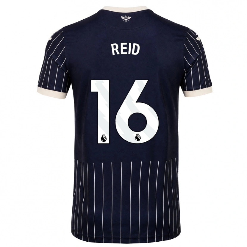 Danxen Heren Jodie Reid #16 Zwart Wit Uitshirt Uittenue 2026/27 T-Shirt België
