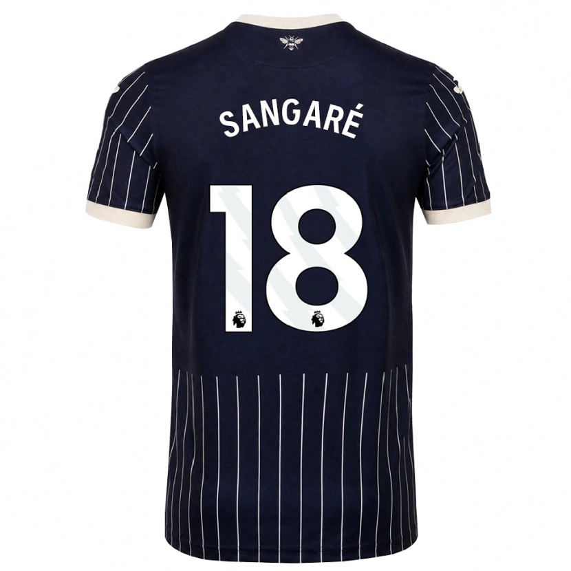 Danxen Heren Mamadou Sangaré #18 Zwart Wit Uitshirt Uittenue 2026/27 T-Shirt België
