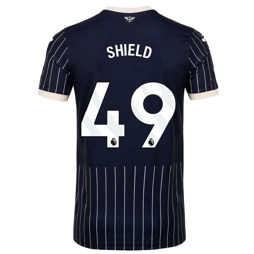 Danxen Heren Ollie Shield #49 Zwart Wit Uitshirt Uittenue 2026/27 T-Shirt België