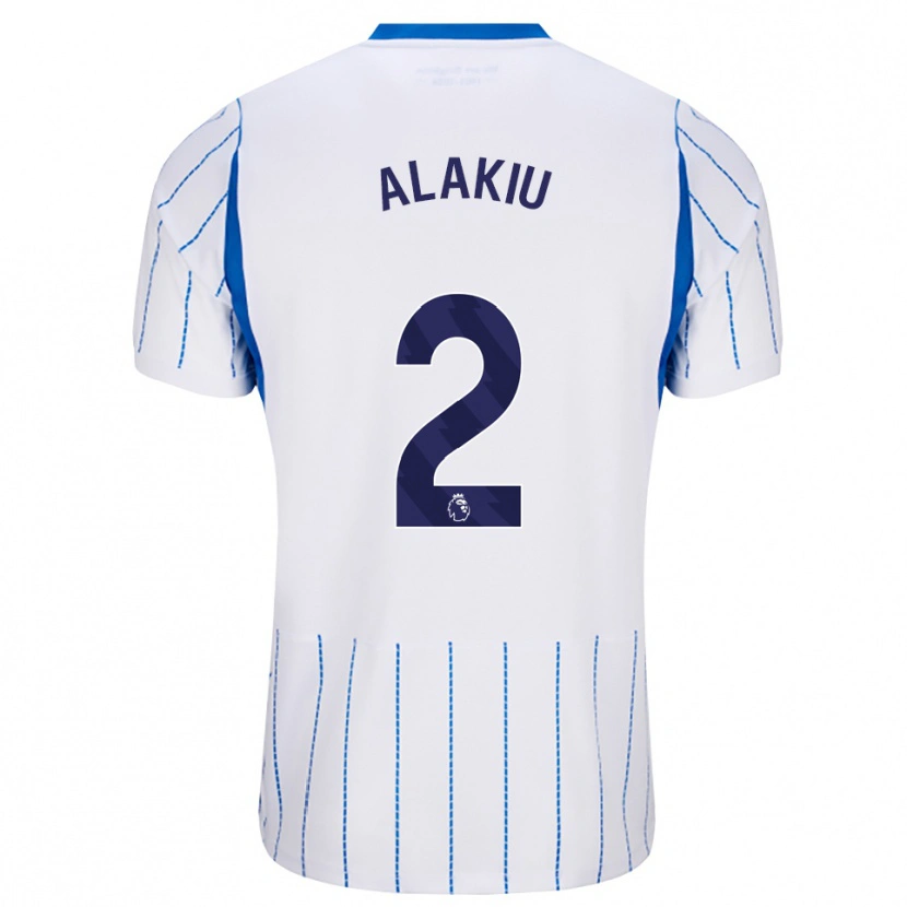 Danxen Heren Isaiah Alakiu #2 Hemelsblauw Wit Uitshirt Uittenue 2026/27 T-Shirt België