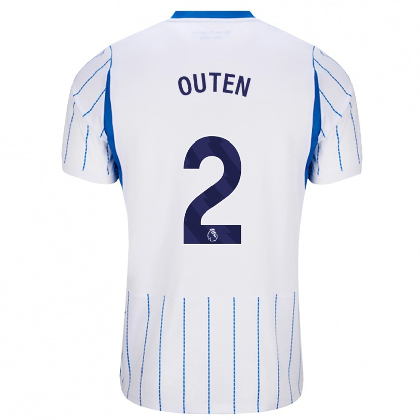 Danxen Heren Theo Outen #2 Hemelsblauw Wit Uitshirt Uittenue 2026/27 T-Shirt België