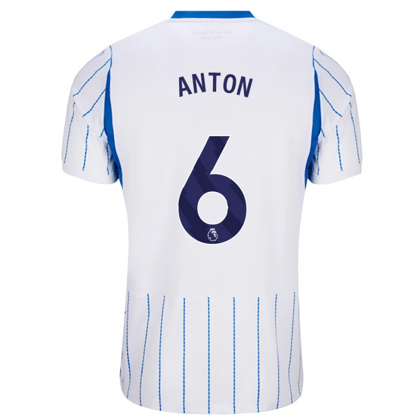 Danxen Heren Anton Palmer #6 Hemelsblauw Wit Uitshirt Uittenue 2026/27 T-Shirt België