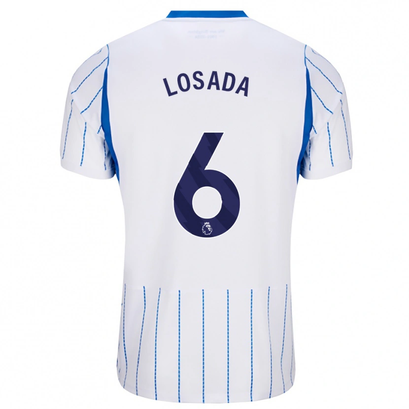Danxen Heren Vicky Losada #6 Hemelsblauw Wit Uitshirt Uittenue 2026/27 T-Shirt België