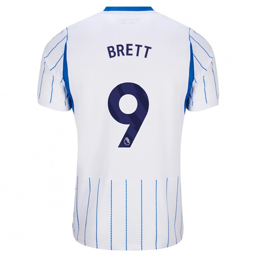 Danxen Heren Adam Brett #9 Hemelsblauw Wit Uitshirt Uittenue 2026/27 T-Shirt België