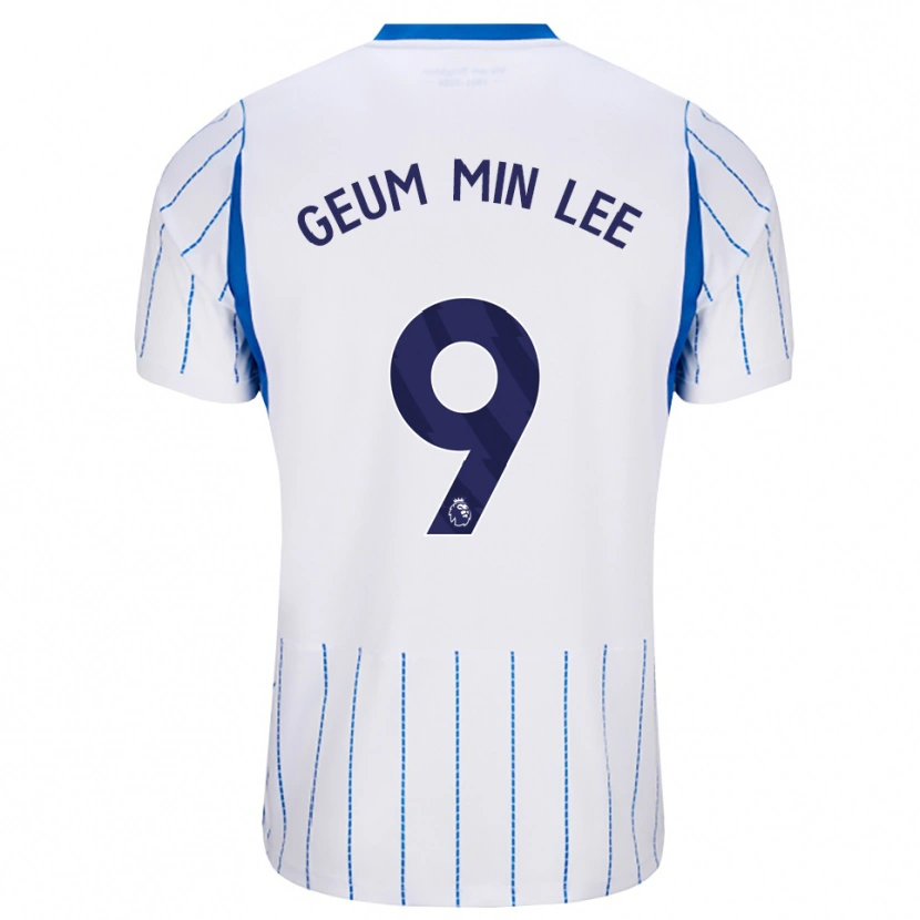 Danxen Heren Lee Geum-Min #9 Hemelsblauw Wit Uitshirt Uittenue 2026/27 T-Shirt België