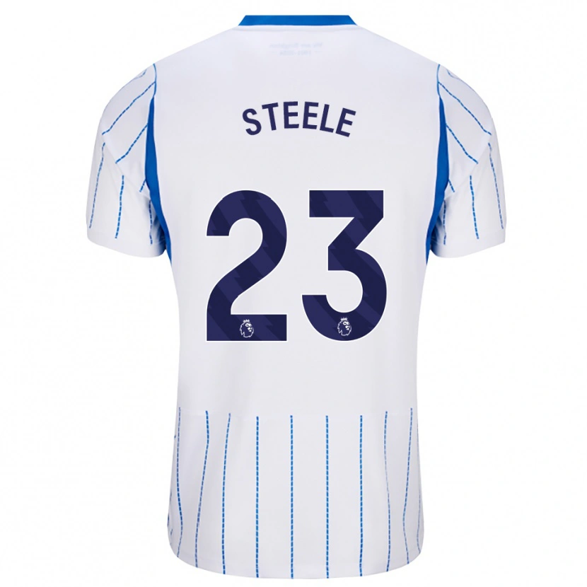 Danxen Heren Jason Steele #23 Hemelsblauw Wit Uitshirt Uittenue 2026/27 T-Shirt België