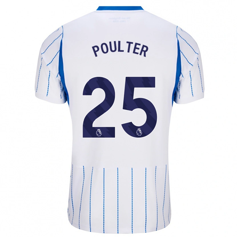 Danxen Heren Hannah Poulter #25 Hemelsblauw Wit Uitshirt Uittenue 2026/27 T-Shirt België