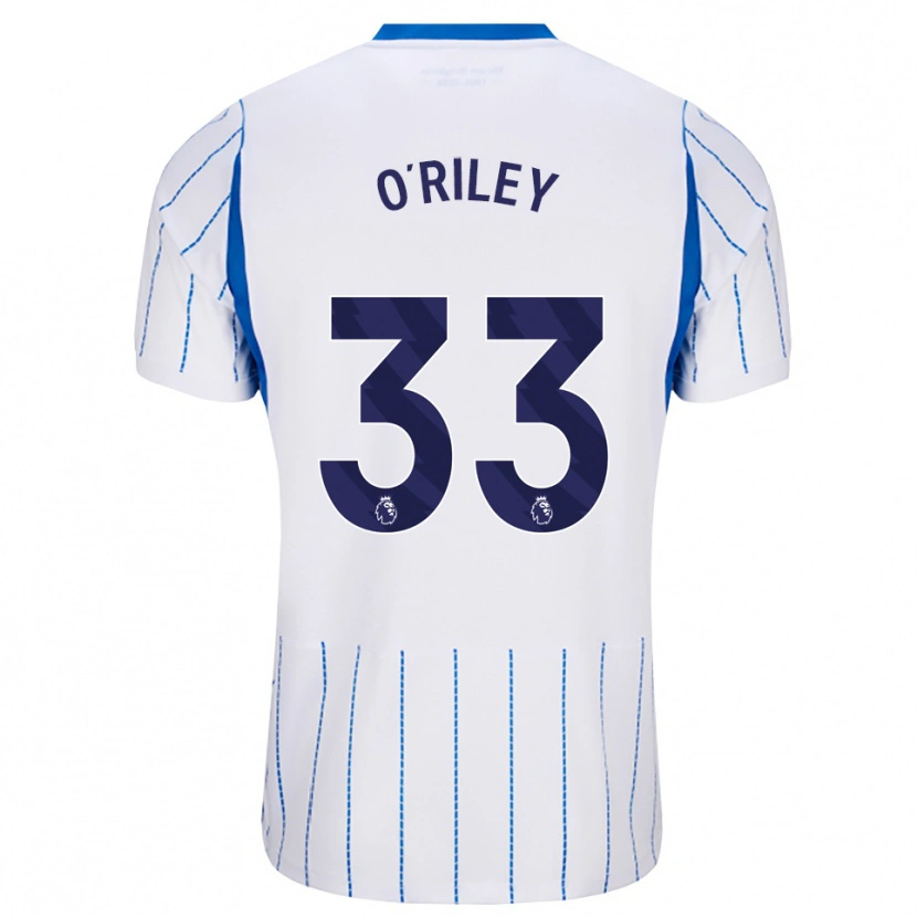 Danxen Heren Matt O'riley #33 Hemelsblauw Wit Uitshirt Uittenue 2026/27 T-Shirt België