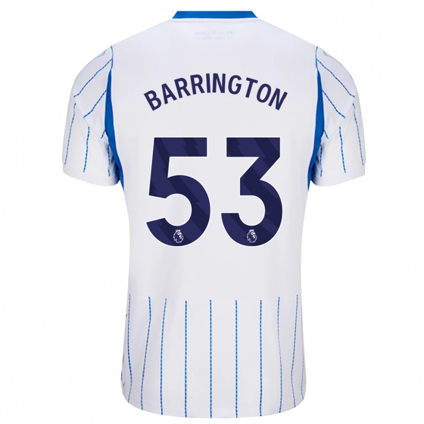 Danxen Heren Luca Barrington #53 Hemelsblauw Wit Uitshirt Uittenue 2026/27 T-Shirt België